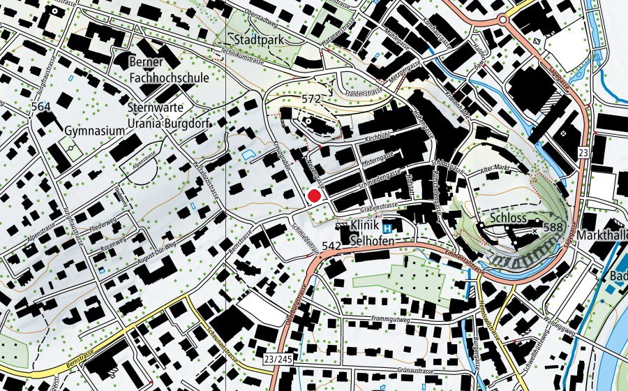 Mappa con la posizione di Musikschule (Scuola)