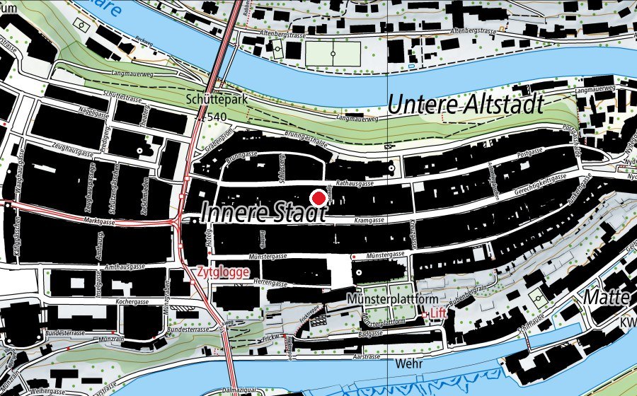 Map showing the location of Musikschule Konservatorium (School)
