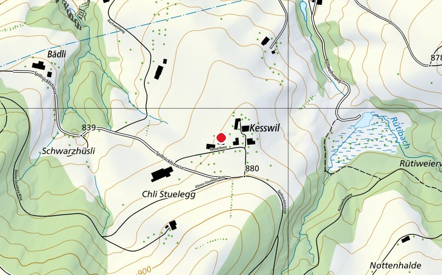 Carte indiquant l’emplacement de Naturschule St. Gallen (École)