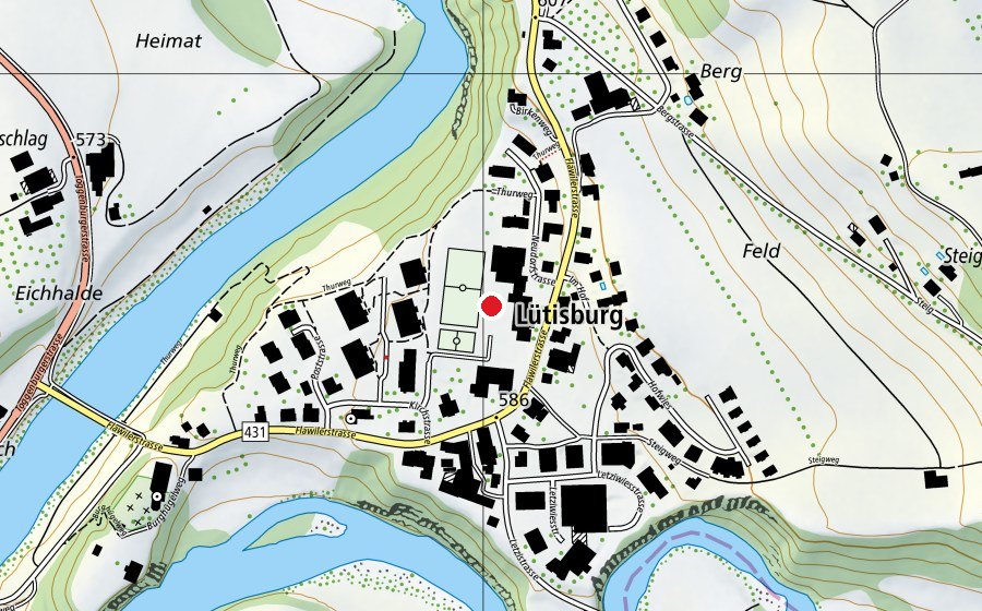 Carte indiquant l’emplacement de Neudorf (École)