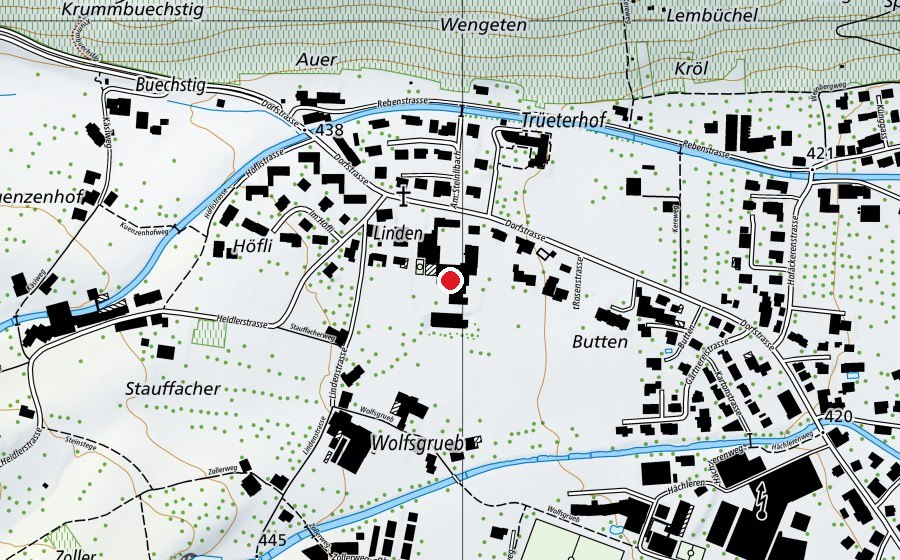 Mappa con la posizione di Oberstufenzentrum (Scuola)