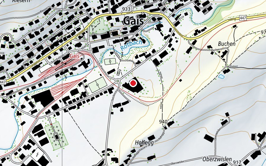 Karte mit dem Standort von OSZ Oberstufenzentrum (Schule)