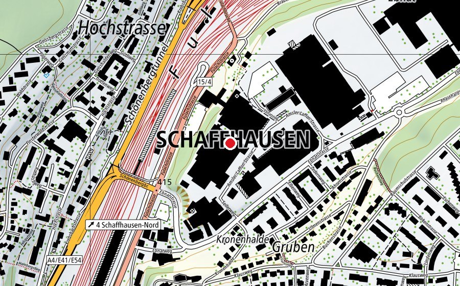 Karte mit dem Standort von Pädagogische Hochschule, Nebengebäude (Schule)
