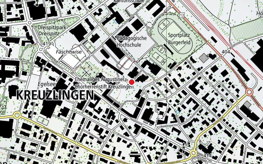 Mappa con la posizione di Pädagogische Maturitätsschule Kreuzlingen PMS (Scuola)