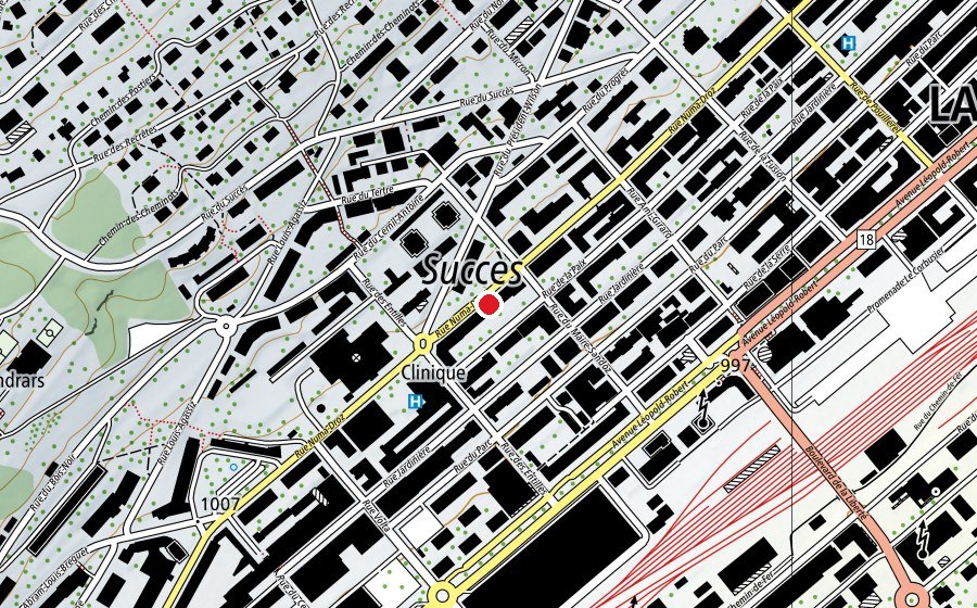 Map showing the location of Parascolaire (School)