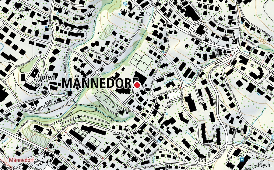 Mappa con la posizione di Pavillon Hasenacker (Scuola)