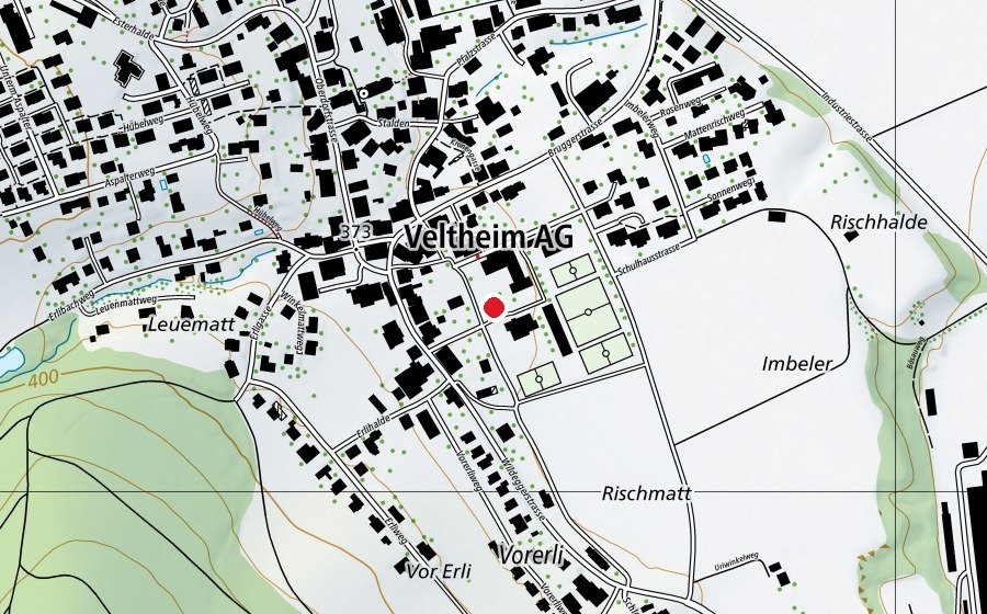 Carte indiquant l’emplacement de Pavilon (École)