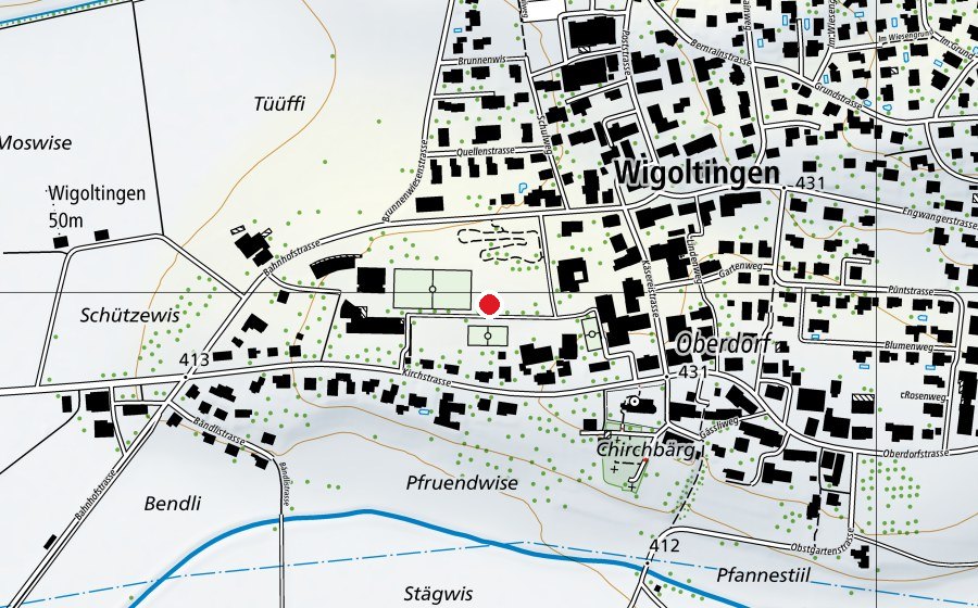 Mappa con la posizione di Primar- und Sekundarschule Wigoltingen (Scuola)