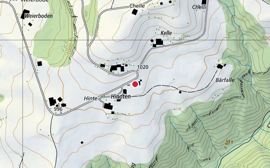 Carte indiquant l’emplacement de Primarschule Eggiwil (École)