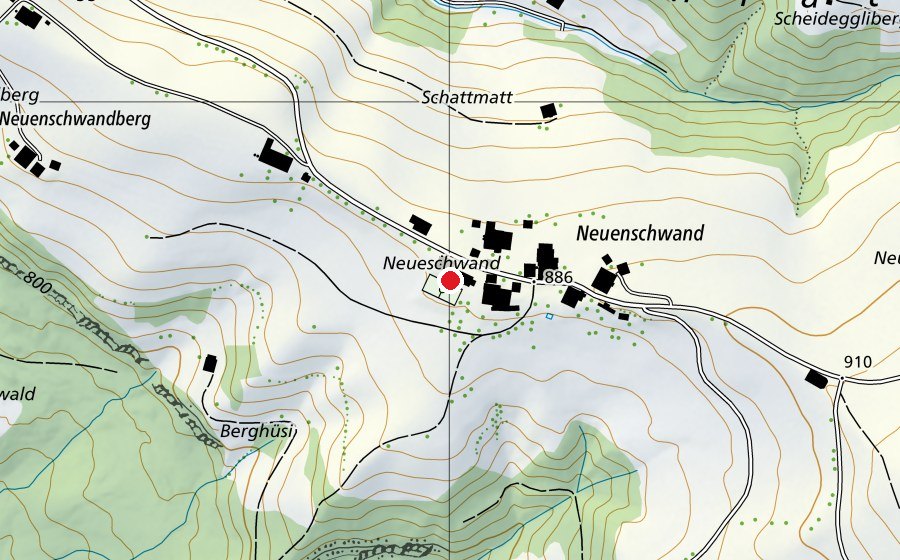 Mappa con la posizione di Primarschule Eggiwil (Scuola)