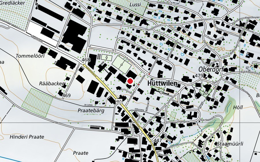 Mappa con la posizione di Primarschule Geeren (Scuola)