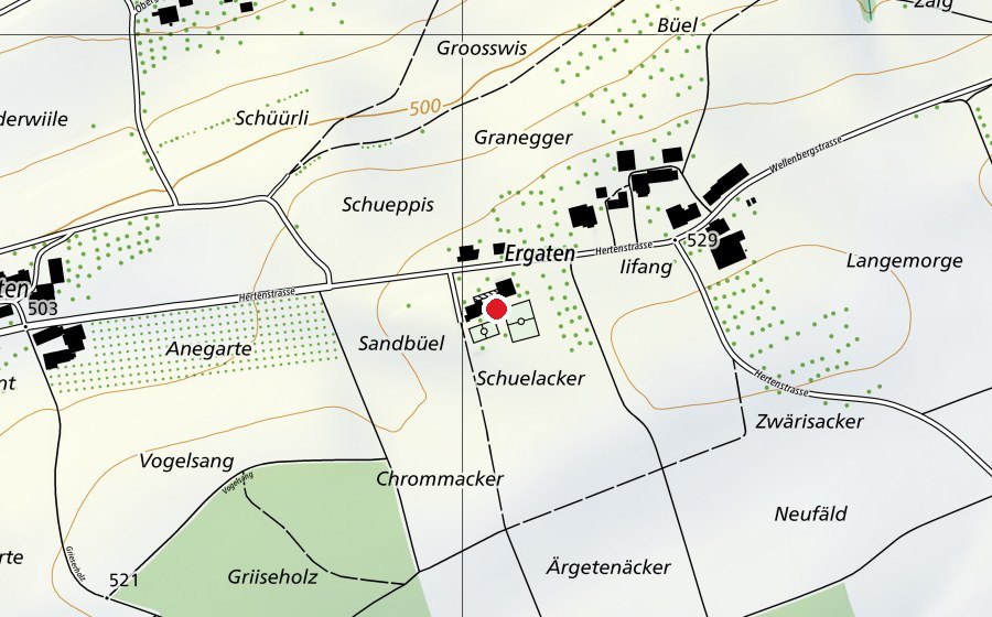 Mappa con la posizione di Primarschule Herten (Scuola)