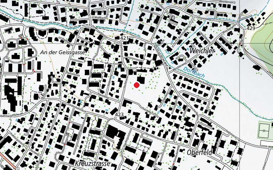 Mappa con la posizione di Primarschule Oftringen (Scuola)