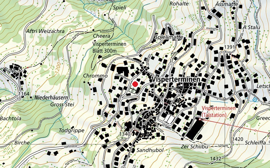 Mappa con la posizione di Primarschule Visperterminen (Scuola)