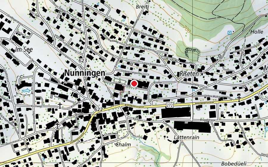 Mappa con la posizione di Primarschulhaus (Scuola)