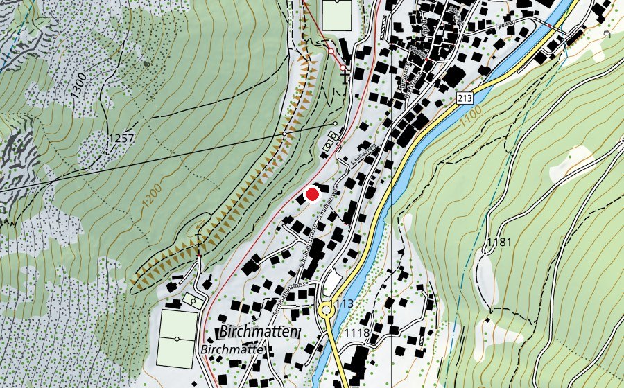 Mappa con la posizione di Primarschulhaus (Scuola)