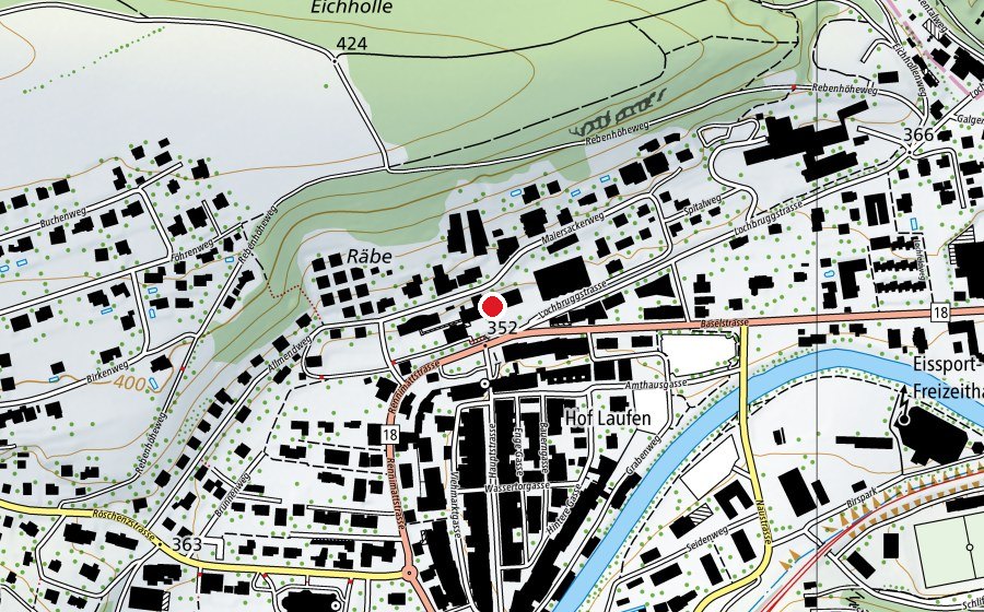 Carte indiquant l’emplacement de Primarschulzentrum Serafin (École)