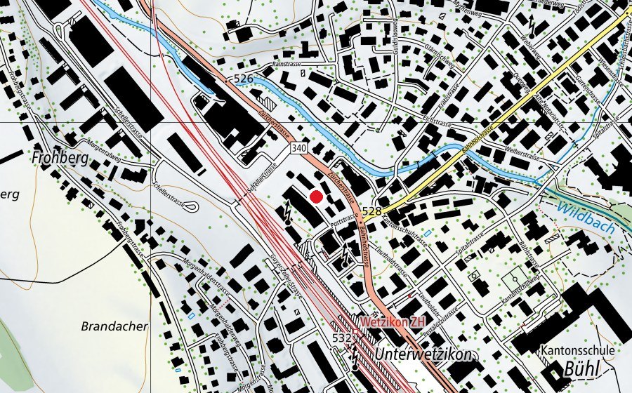 Mappa con la posizione di Privatschule IWW (Scuola)