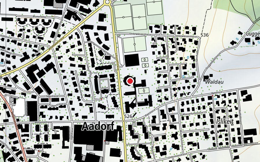 Mappa con la posizione di Realschule (Scuola)