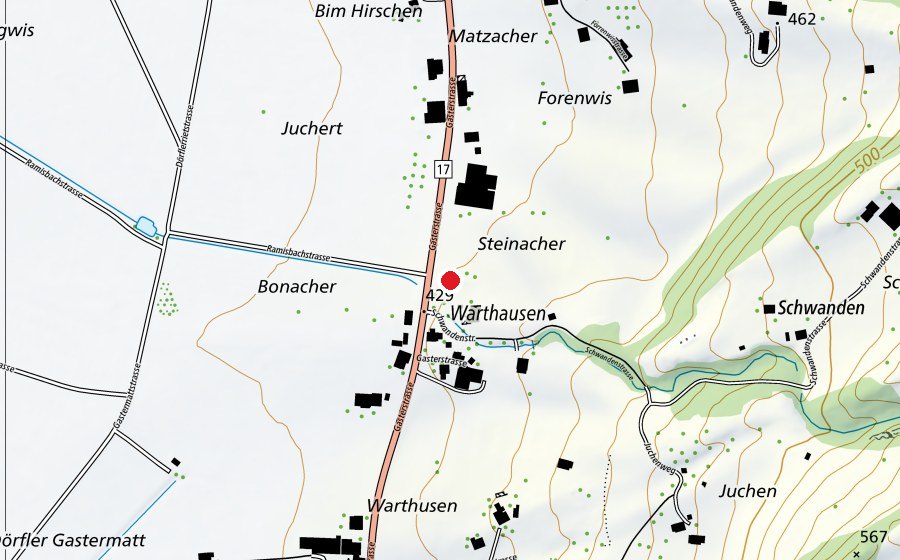 Karte mit dem Standort von rondoSchule (Schule)