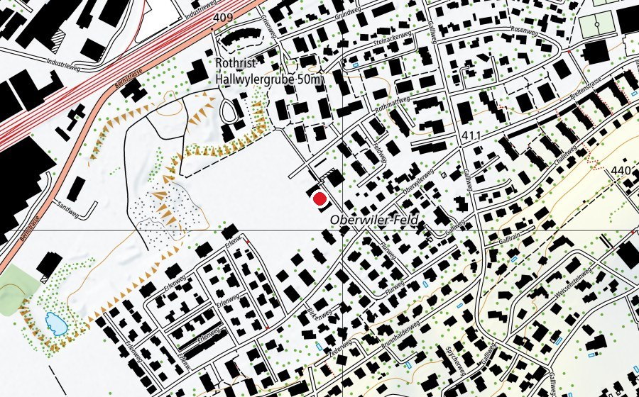 Mappa con la posizione di Rothmatt 2 (Scuola)