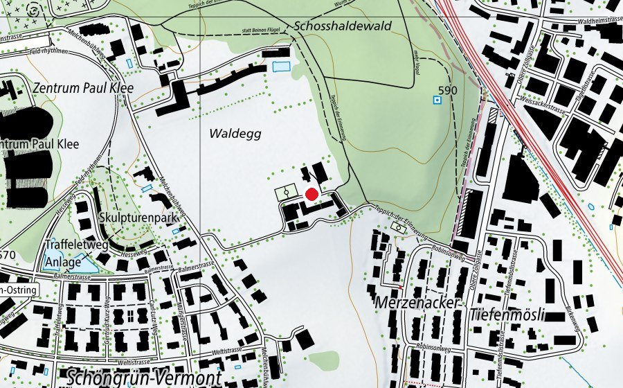 Mappa con la posizione di Rudolf Steiner Schule Bern (Scuola)