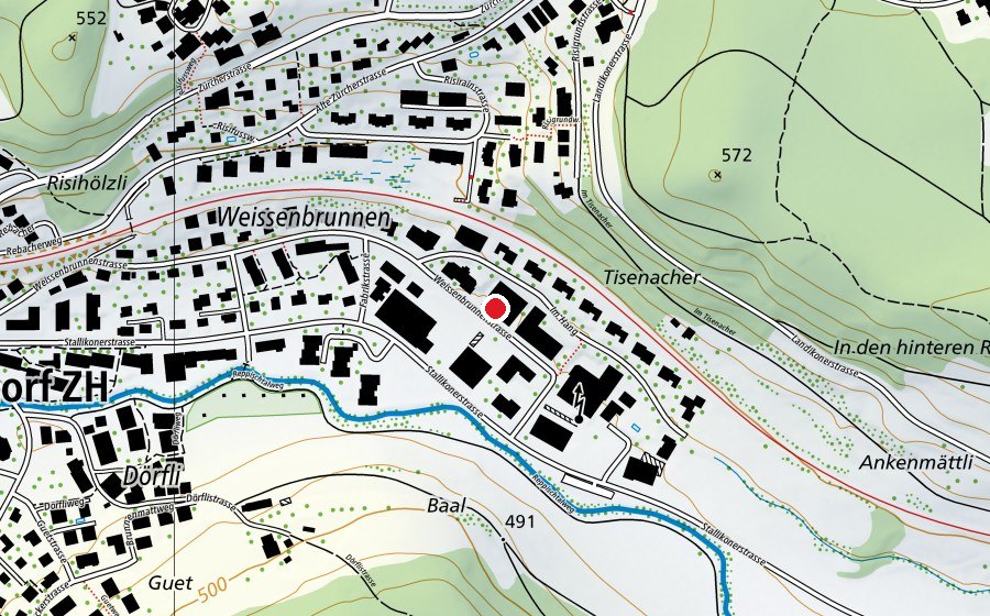 Mappa con la posizione di S i L - Schule für individuelles Lernen (Scuola)