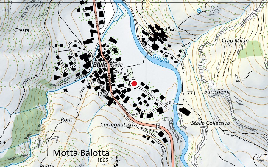 Carte indiquant l’emplacement de Sala Polivalente (École)