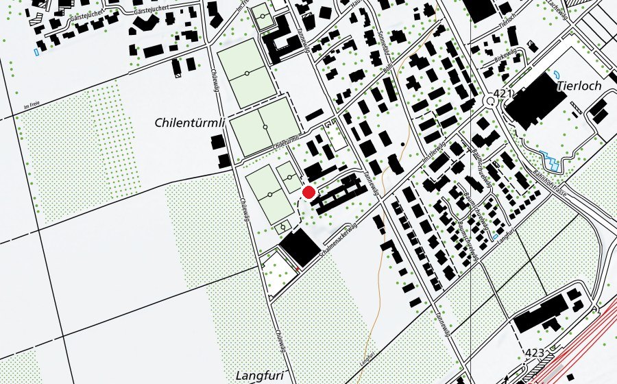 Mappa con la posizione di Schalmenacker (Scuola)