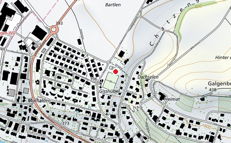 Carte indiquant l’emplacement de Schlafapfelbaum (École)