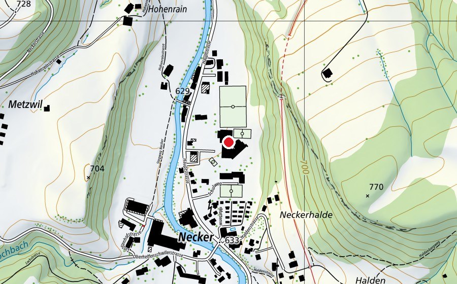 Carte indiquant l’emplacement de Schuelzentrum Necker (École)