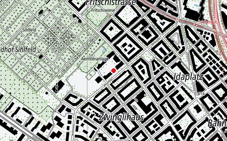 Mappa con la posizione di Schule Aemtler A (Scuola)