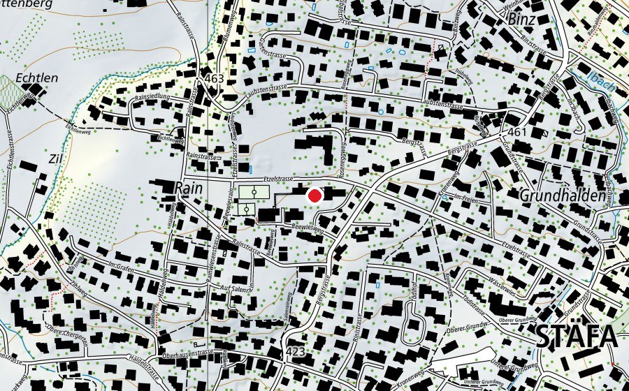 Carte indiquant l’emplacement de Schule Beewies (École)