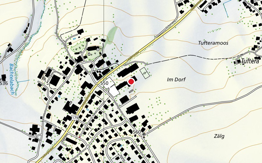 Mappa con la posizione di Schule Bösingen (Scuola)