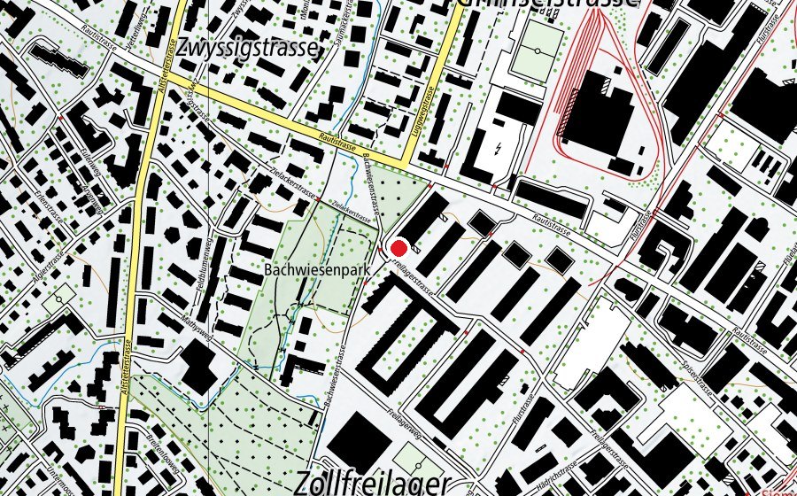 Mappa con la posizione di Schule Dandelion (Scuola)