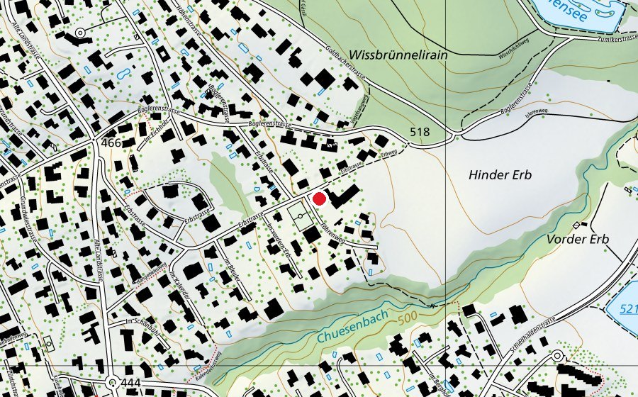 Map showing the location of Schule DEDUCA (School)