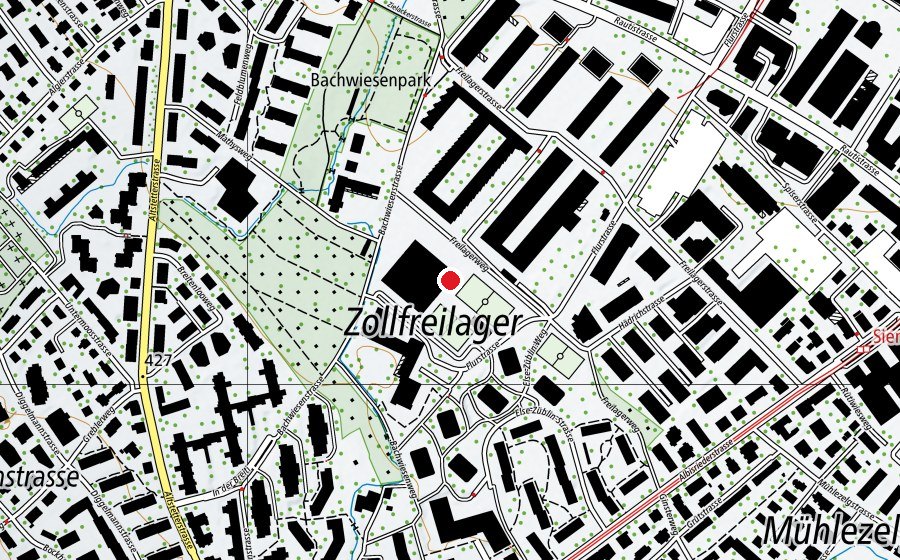 Mappa con la posizione di Schule Freilager (Scuola)
