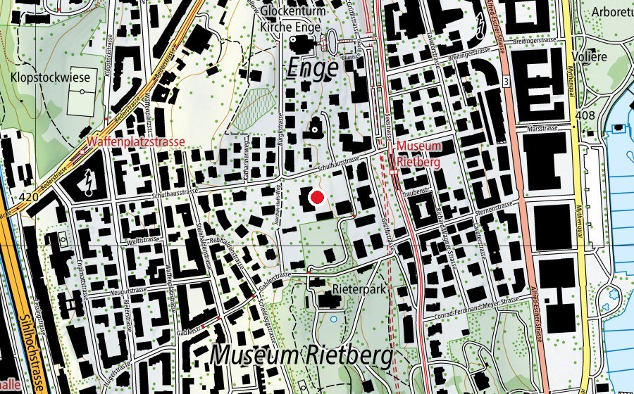 Carte indiquant l’emplacement de Schule Gabler (École)