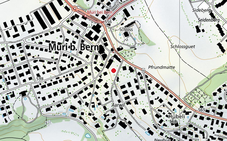 Karte mit dem Standort von Schule Horbern (Schule)