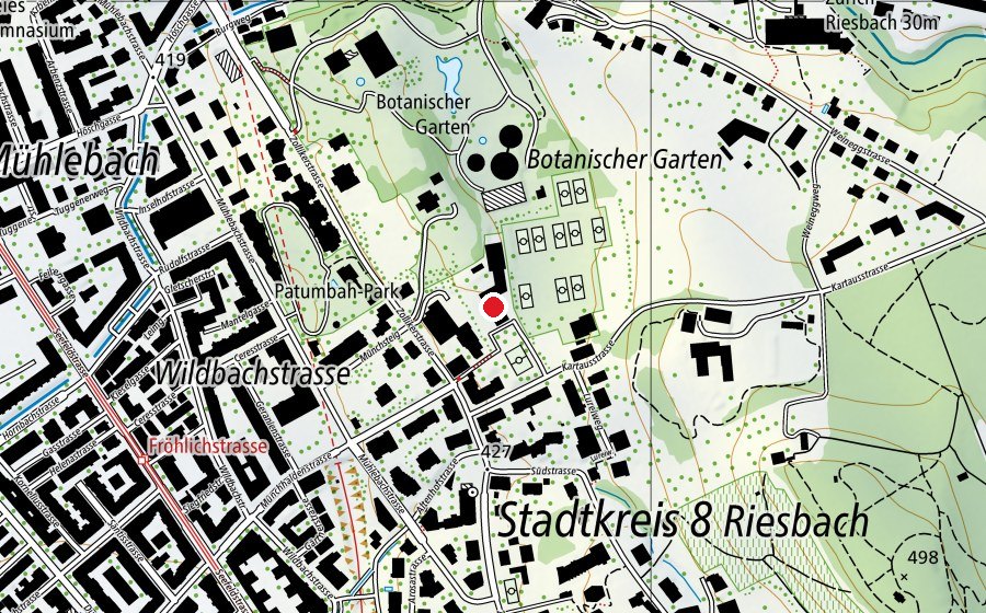 Mappa con la posizione di Schule Kartaus (Scuola)