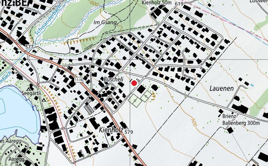 Mappa con la posizione di Schule Kienholz (Scuola)