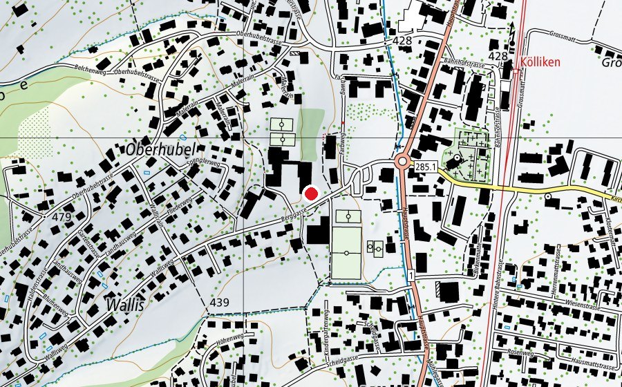 Mappa con la posizione di Schule Kölliken (Scuola)