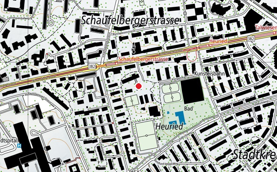Mappa con la posizione di Schule Küngenmatt (Scuola)