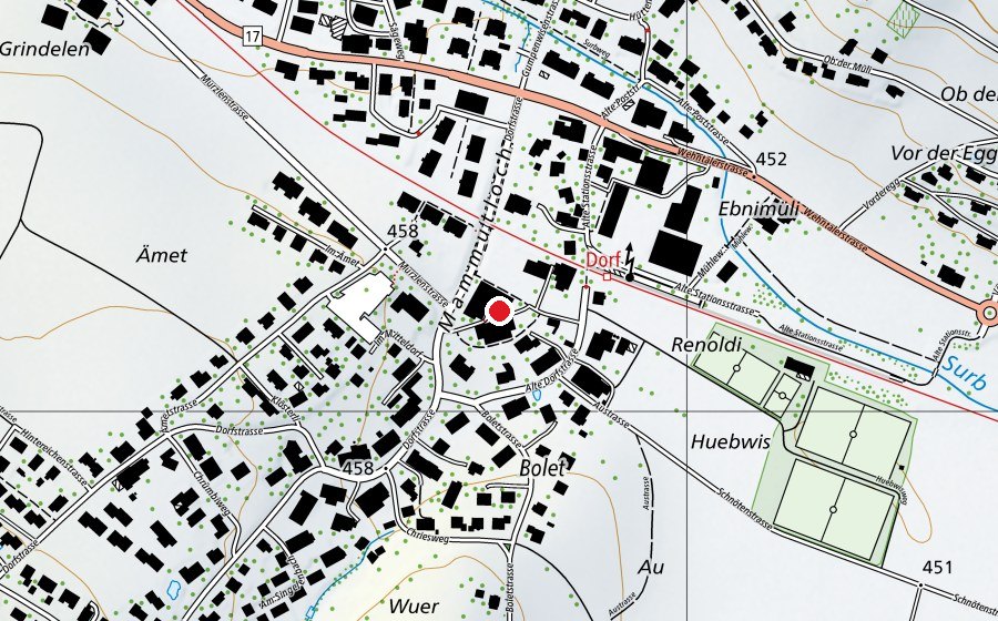 Mappa con la posizione di Schule Mammutwis (Scuola)