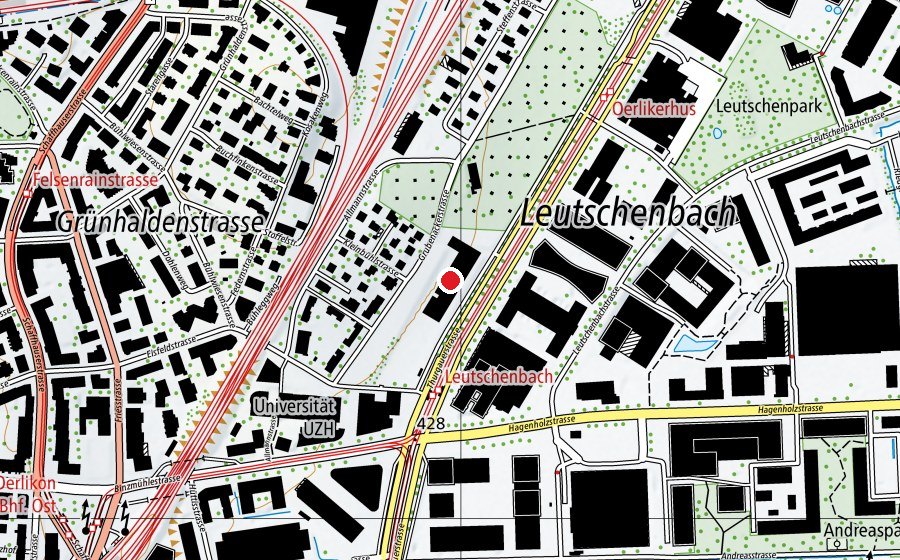 Karte mit dem Standort von Schule Nordstern (Schule)