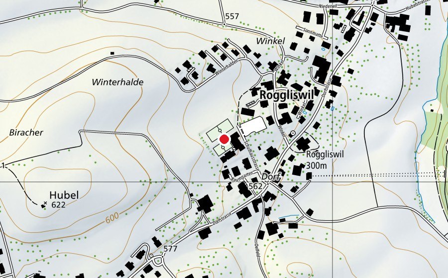 Mappa con la posizione di Schule Roggliswil (Scuola)