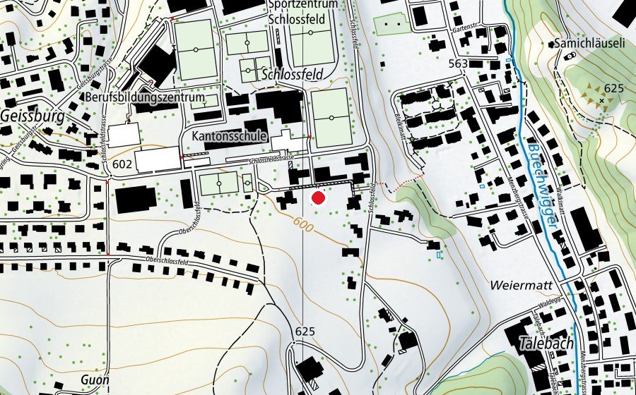 Mappa con la posizione di Schule Schlossfeld Trakt C (Scuola)