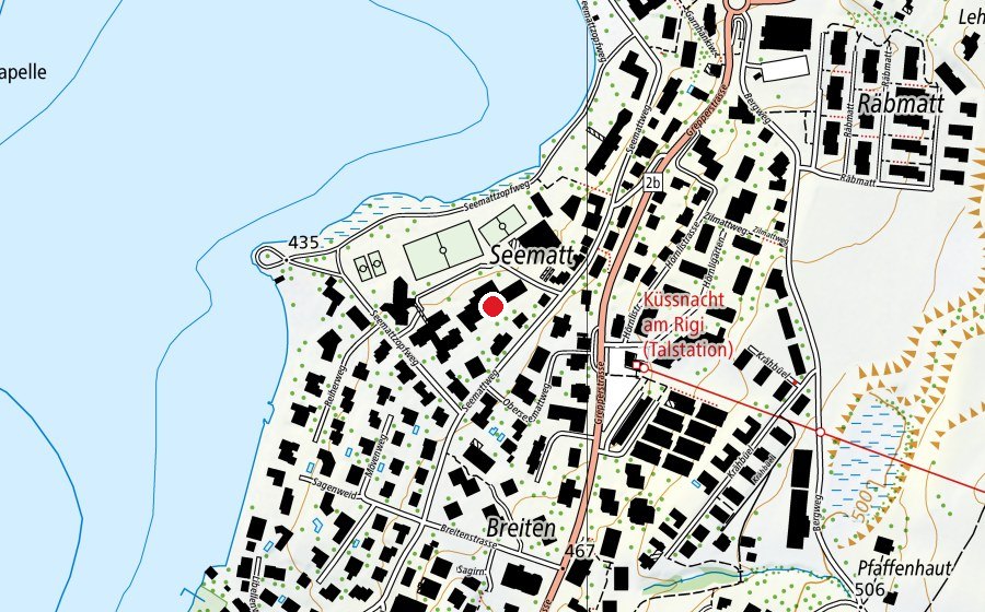 Mappa con la posizione di Schule Seematt 2 (Scuola)