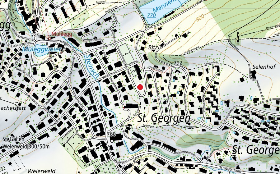 Mappa con la posizione di Schule Tagesbetreuung Hebel (Scuola)
