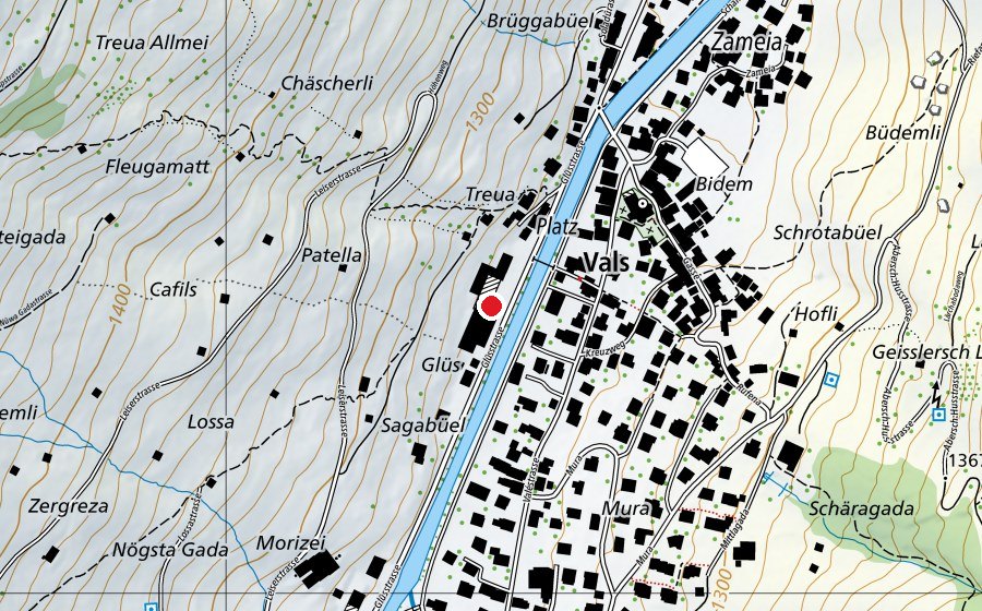 Map showing the location of Schule (School)